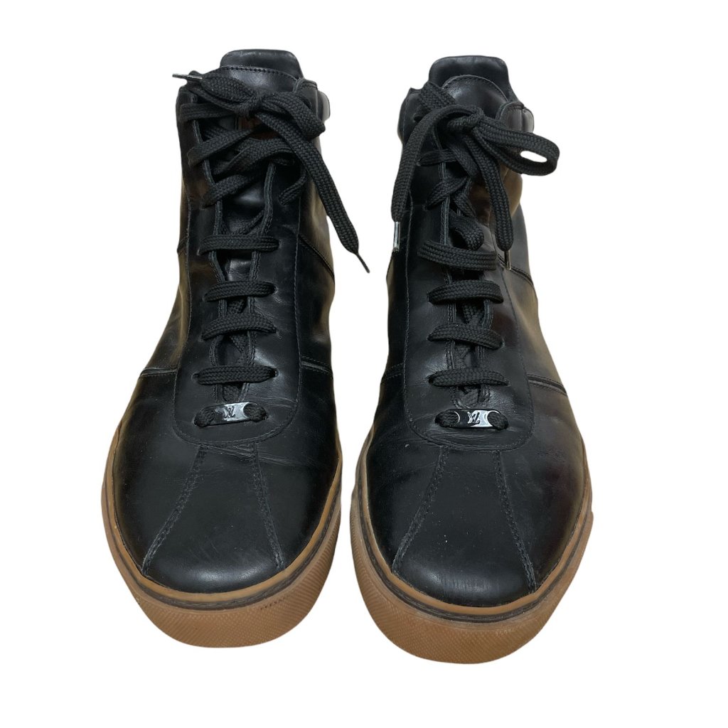 Leather Lace-Up Ankle Boots